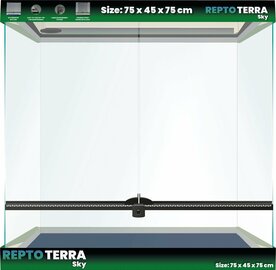Repto terrarium sky 75x45x75cm 