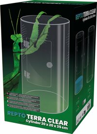 Repto terrarium clear cylinder 20x20x35cm 