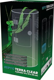 Repto terrarium clear cylinder 15x15x30cm 