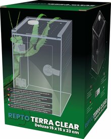 Repto terrarium clear deluxe 15x15x23cm 