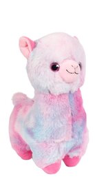 Pluche alpaca 24cm roze