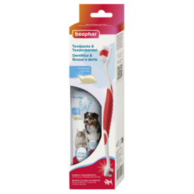 Beaphar tandenborstel &amp; tandpasta set