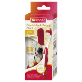Beaphar tandenborstel &amp; tandpasta set puppy