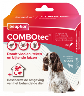 Beaphar combotec hond 10-20kg 2 pipetten