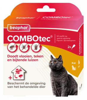 Beaphar combotec kat 1kg+ 2 pipetten