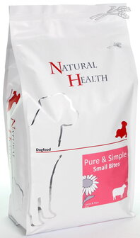 Natural Health dog lamb &amp; rice small 7,5kg