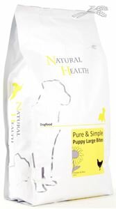 Natural Health dog chicken &amp; rice puppy large 2,5kg