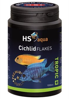 HS Aqua cichlid flakes 1000ml