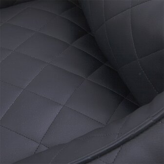 Basket eco leather  70x55x20 black