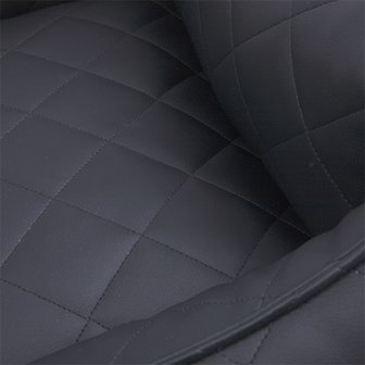 Basket eco leather 100x80x26 black