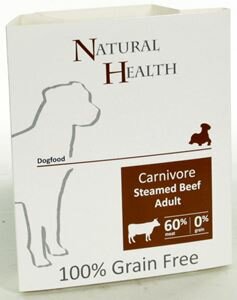 Natural Health steamed carnivore beef 395gr