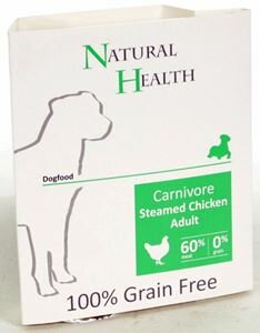 Natural Health steamed carnivore chicken 395gr