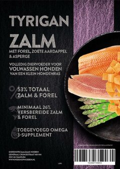 Tyrigan adult small zalm 2kg