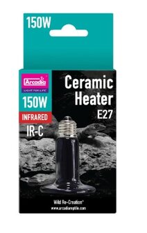 Arcadia ceramic heat lamp 150w