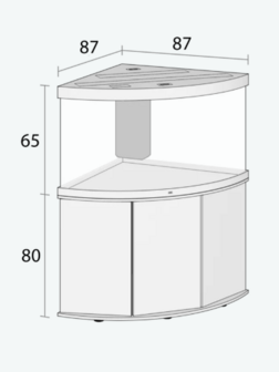 Juwel trigon 350 wit