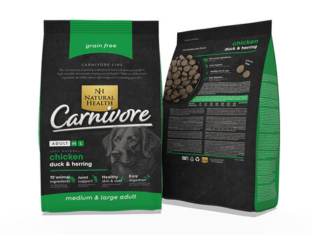 Natural Health dog carnivore adult 2kg