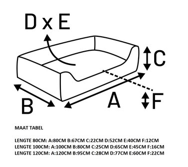 Divan dreambay 100x80 grijs