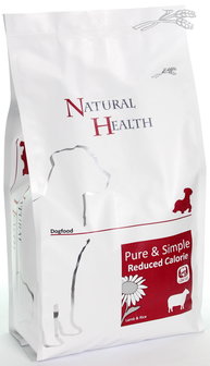 Natural Health dog lamb &amp; rice reduce 2kg