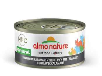 Almo Nature tonijn met inktvis 70gr