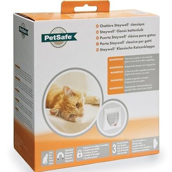 Petsafe magneet kattenluik 932 wit