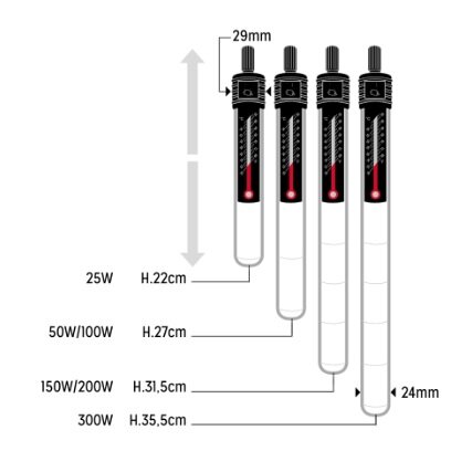 Aquarium Systems heater visi-therm  100 watt