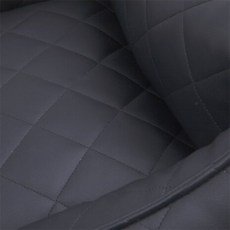 Basket eco leather  80x65x22 black