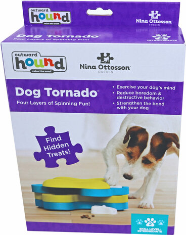 Puzzel hond tornado