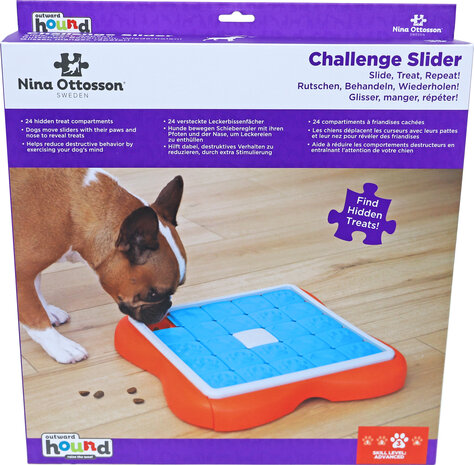 Puzzel hond challenge slider