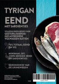 Tyrigan sterilized / adult / senior eend & sardientjes 300gr