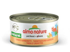 Almo Nature tonijn en garnaaltjes 70gr